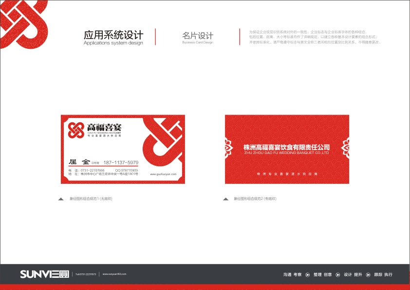 高福喜宴VI-名片設(shè)計